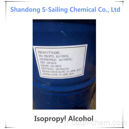 Alcool isopropylique de qualité industrielle 99% IPA CAS 67-63-0